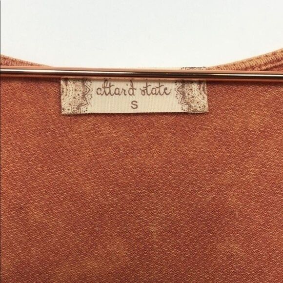 Altar’d State Salmon Stonewashed Sleeveless Tunic - Picture 6 of 9